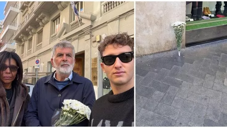 Delegazione della Lega depone fiori al consolato d’Israele delegazione della lega depone fiori al consolato d’israele immagine